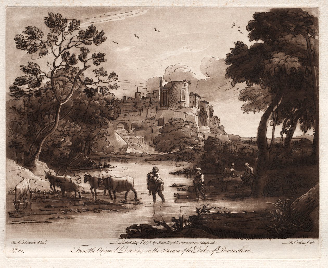 Sandhedens Bog, 1777 af Richard Earlom