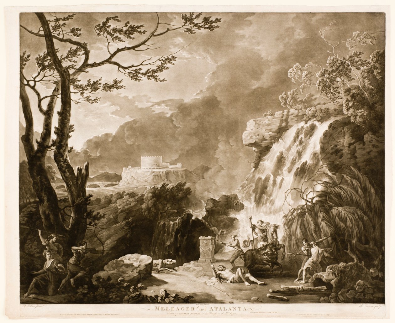 Meleager og Atalanta, c1770-1 af Richard Earlom