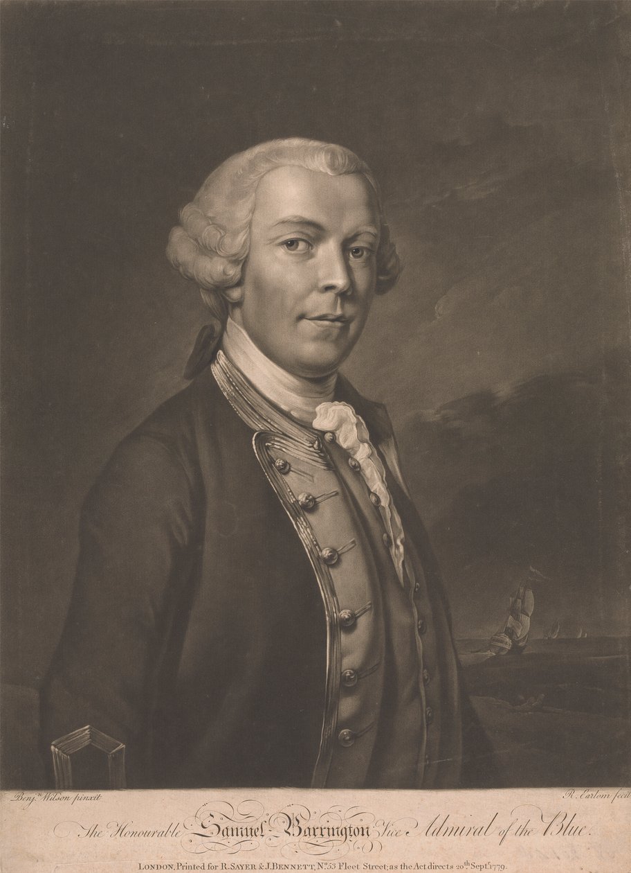 Samuel Barrington af Richard Earlom
