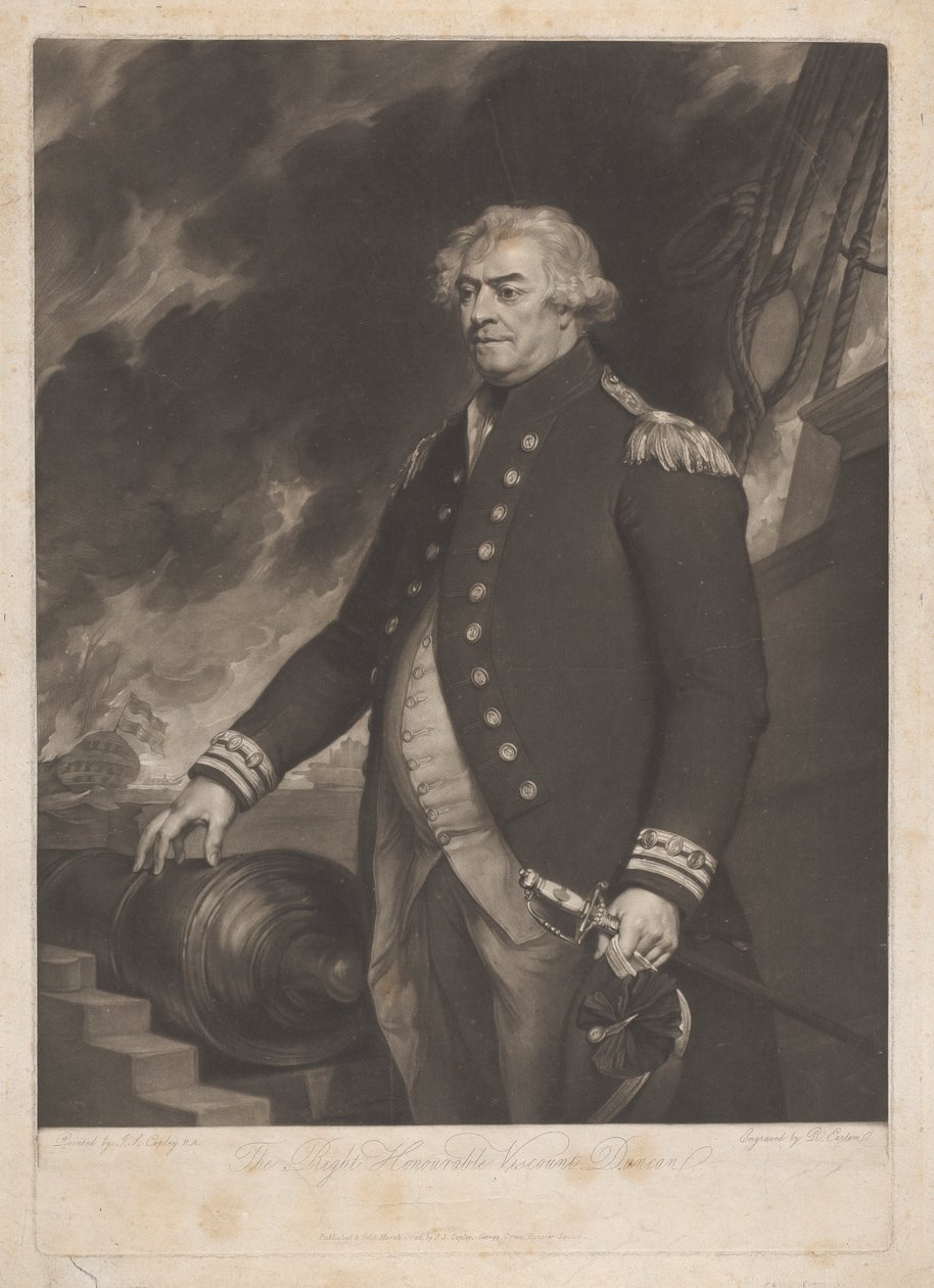Den ærede Viscount Duncan af Richard Earlom