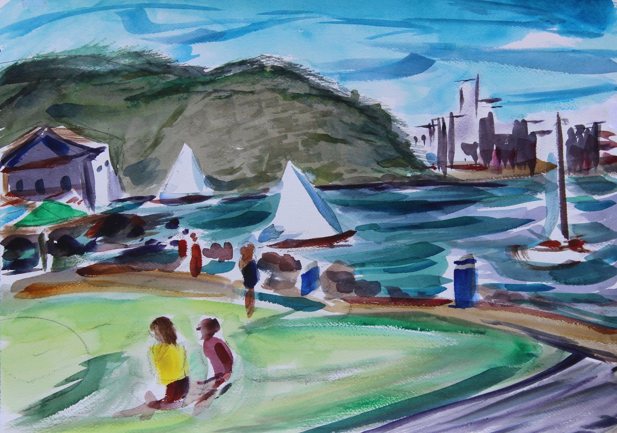 Bay, Tiburon, 2020 af Richard Fox