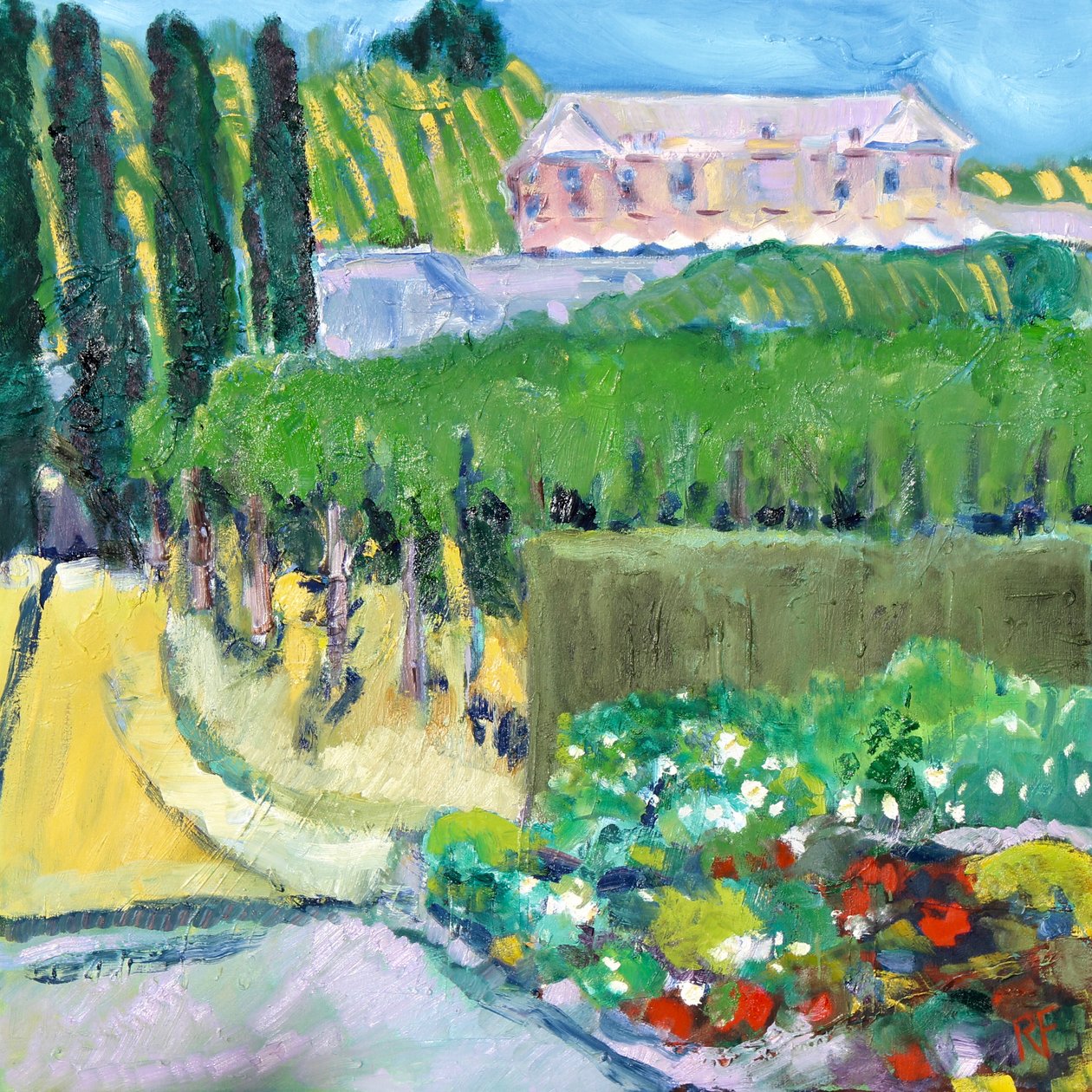 Chateau on the Hill, 2019 af Richard Fox