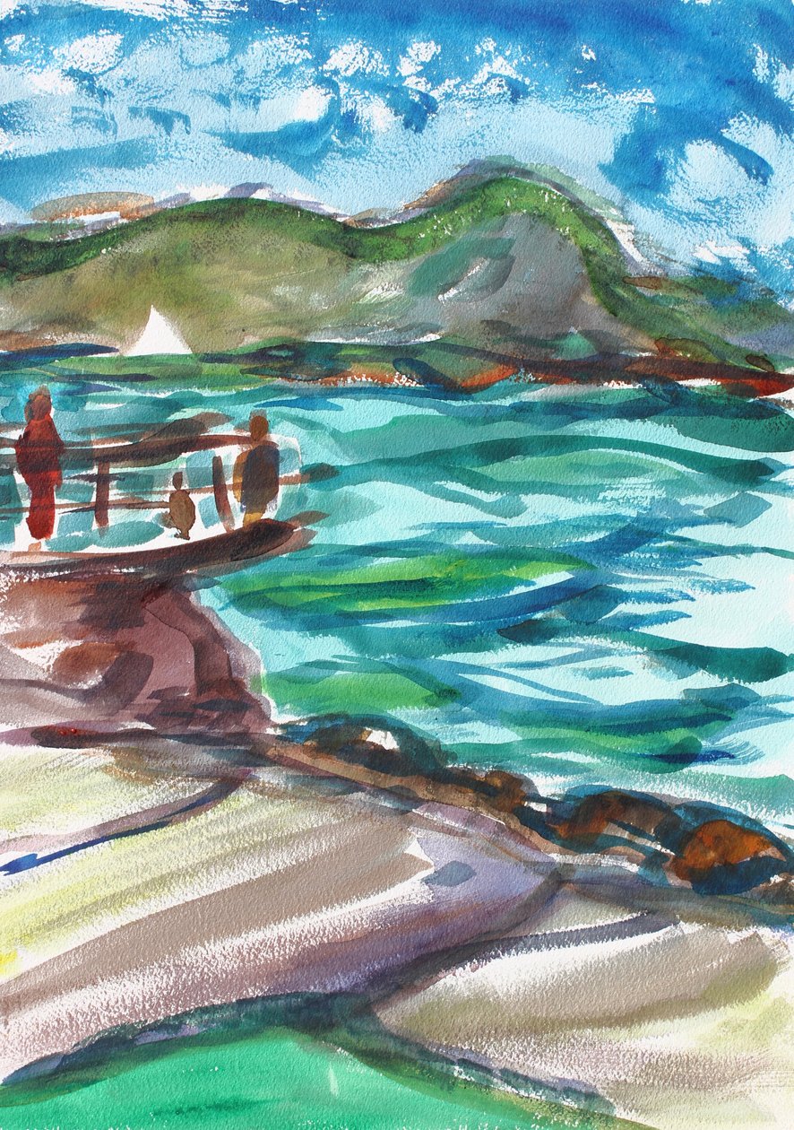 Elephant Rock, Tiburon, 2020 af Richard Fox