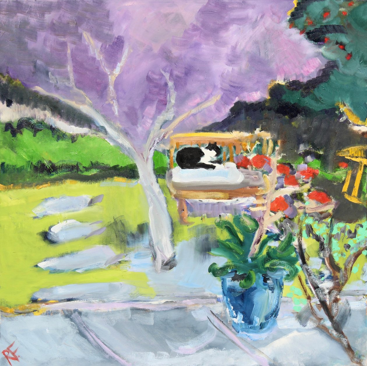 Emily i hvile, 2019 af Richard Fox