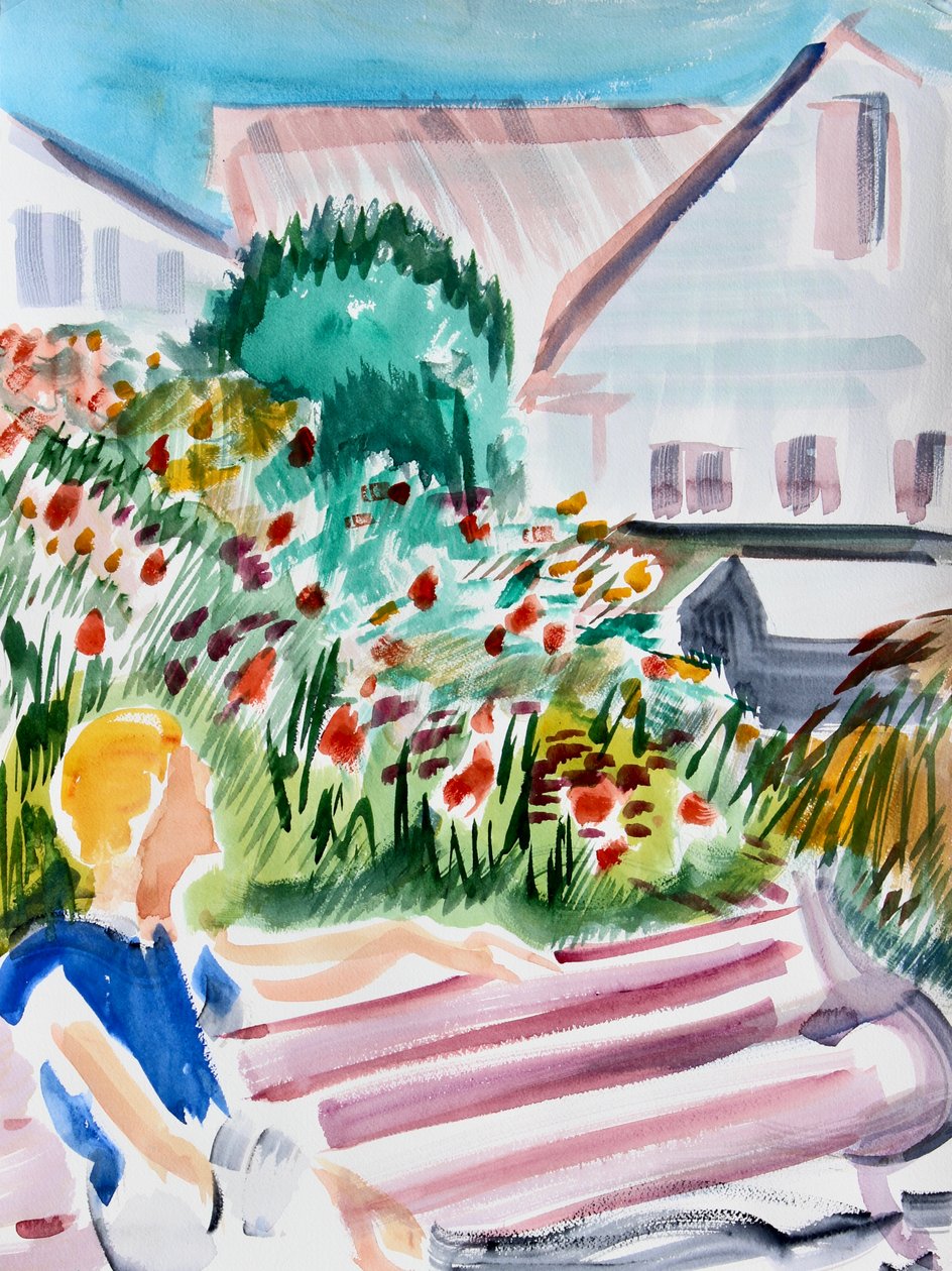 Luther Burbank Gardens, Santa Rosa, 2016 af Richard Fox