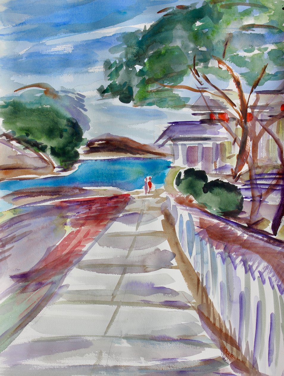 Path to the Estuary, Benicia, 2017 af Richard Fox
