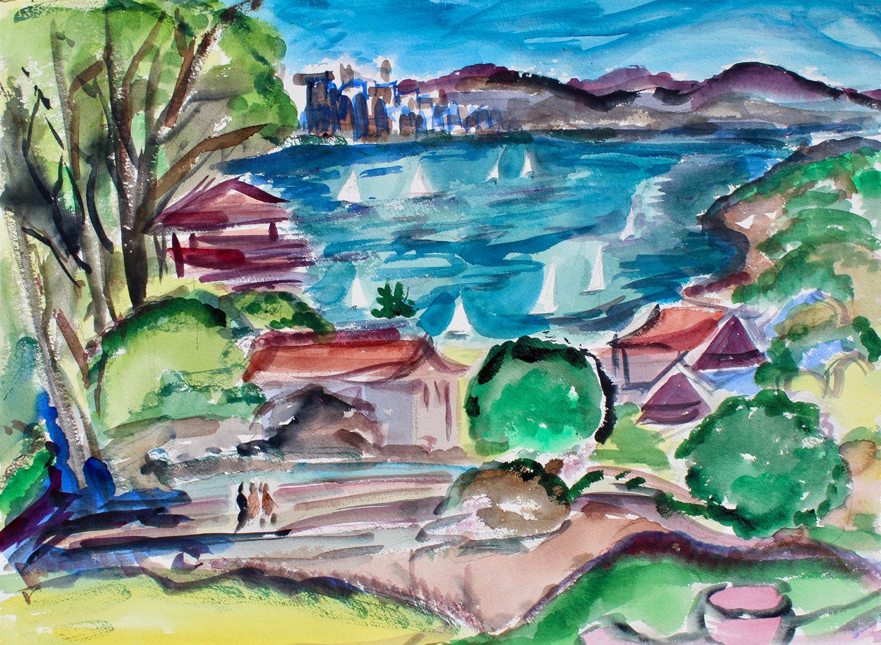 San Francisco Bay fra Tiburon, 2018 af Richard Fox