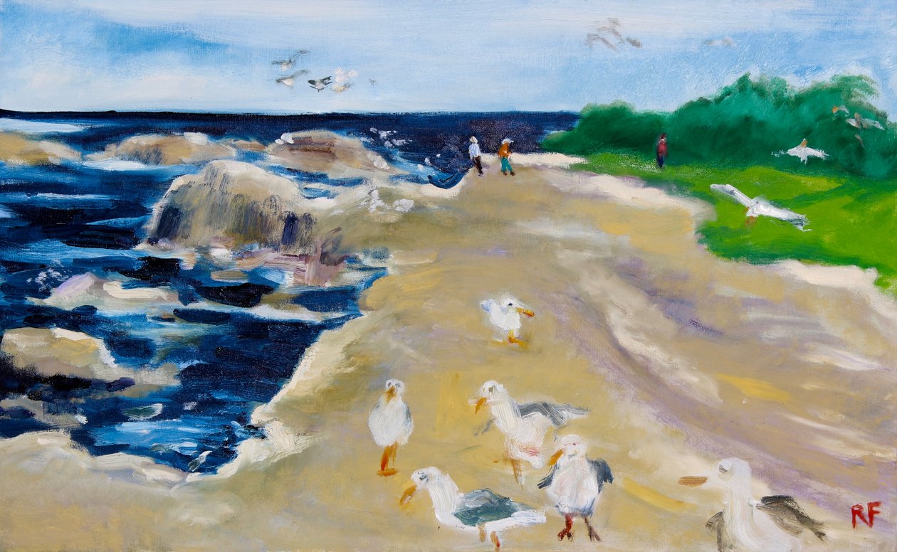Seagulls, Monterey, 2020 af Richard Fox