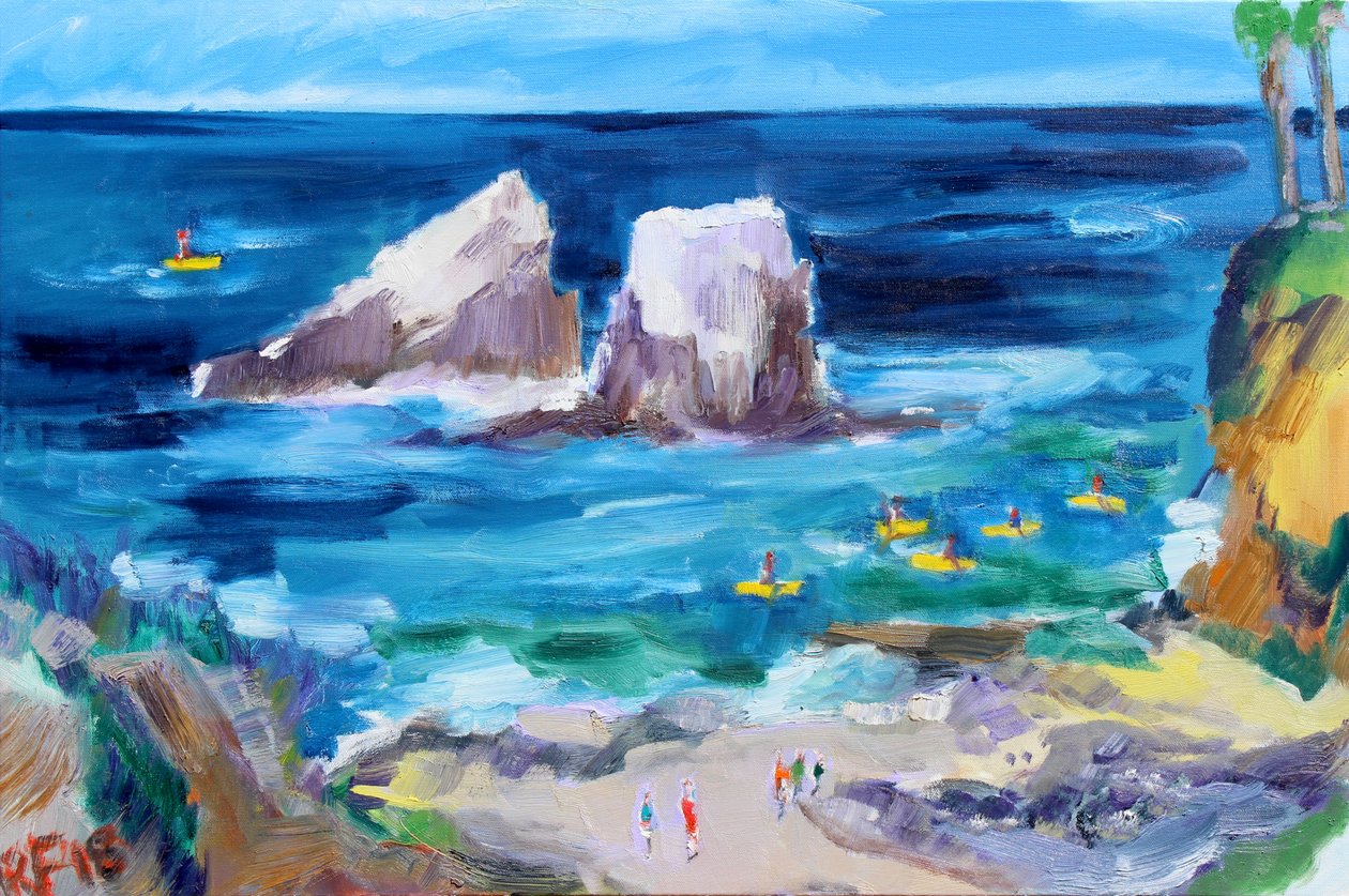 Seal Rock, Laguna, 2018 af Richard Fox