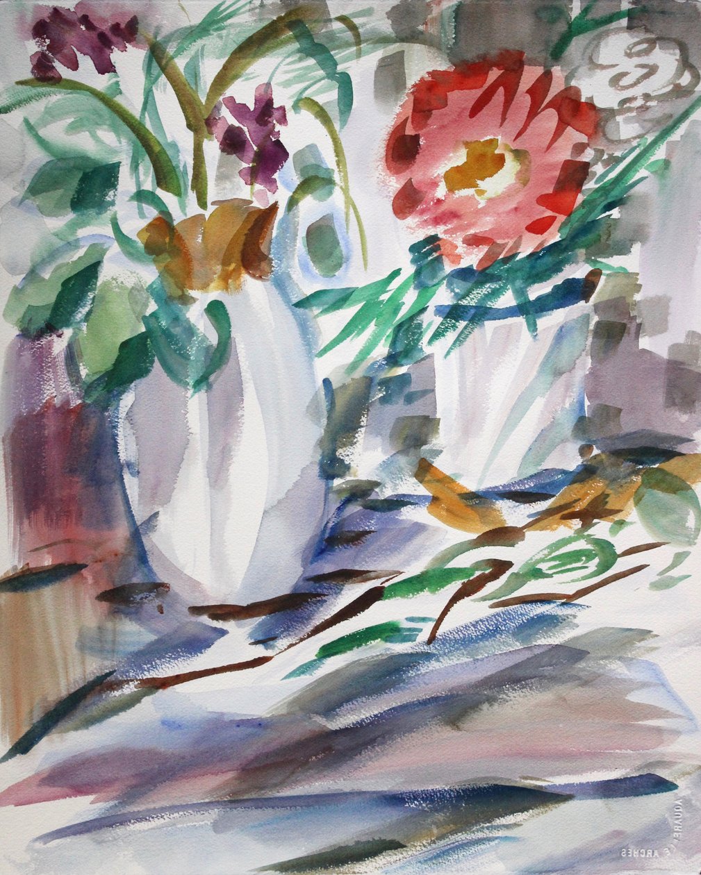 Stilleben med kasteskygger, 2014 af Richard Fox