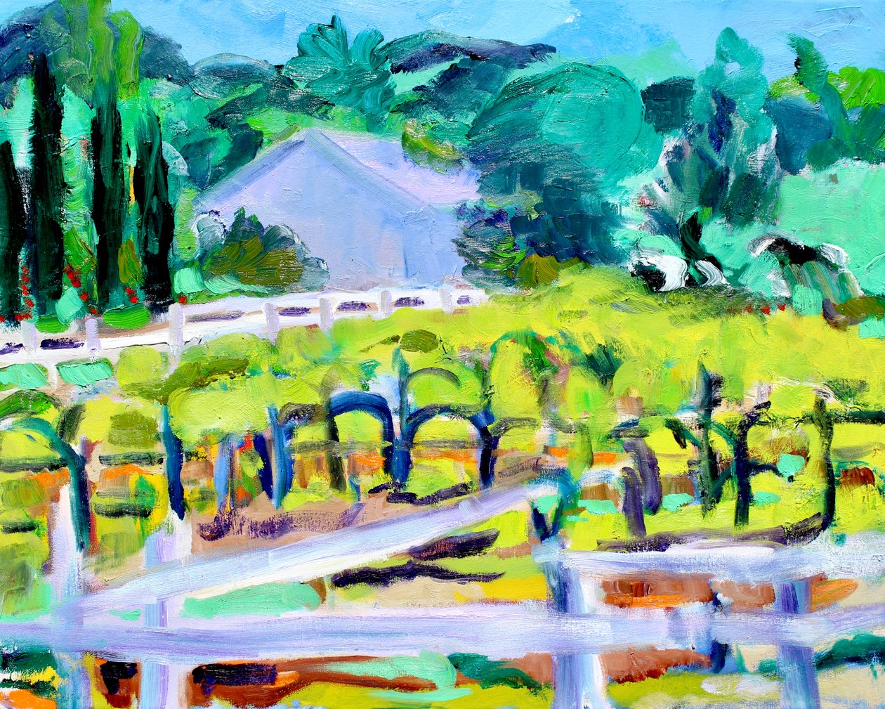 The Broken Fence, 2019 af Richard Fox
