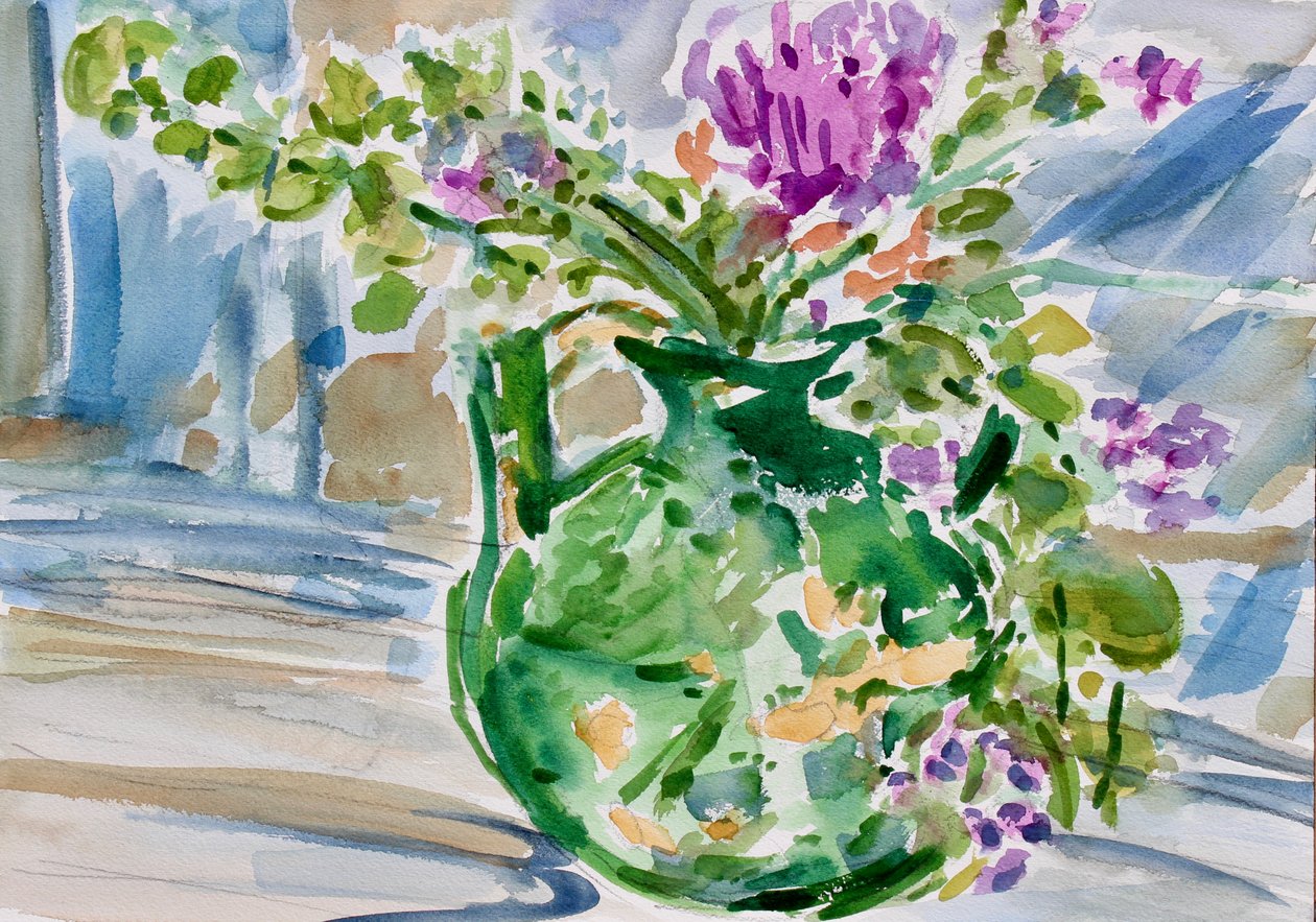 Den gamle grønne vase, 2020 af Richard Fox
