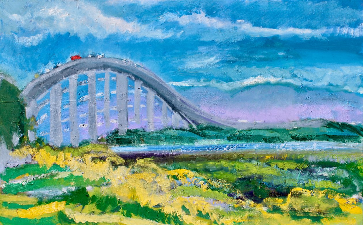 The Red Truck, 2019 af Richard Fox
