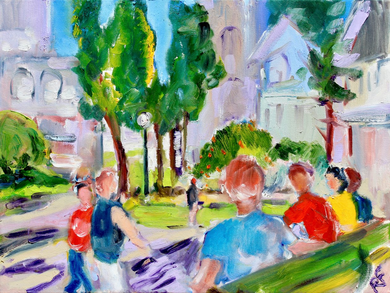 Washington Square Park, San Francisco, 2018 af Richard Fox