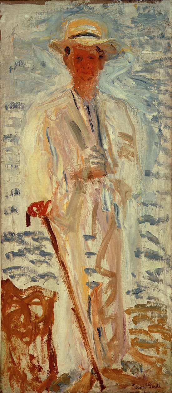 Portræt af komponisten Alexander von Zemlinsky 1871-1942, 1908. af Richard Gerstl