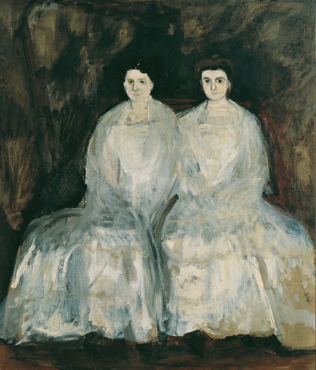 Søstrene Karoline og Pauline Fey, 1905. af Richard Gerstl