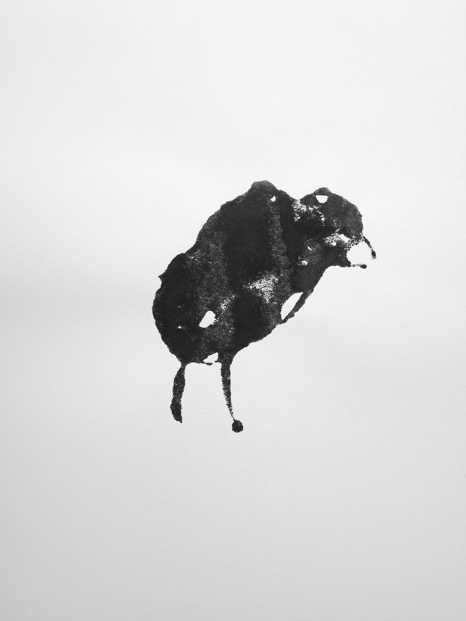Uden titel, 2009 (monotypi) af Richard Green