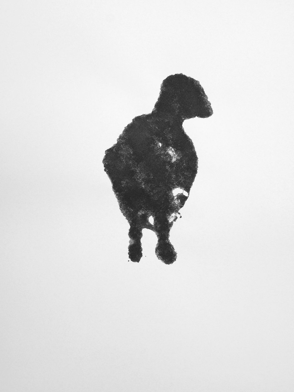 Uden titel, 2009 (monotypi) af Richard Green