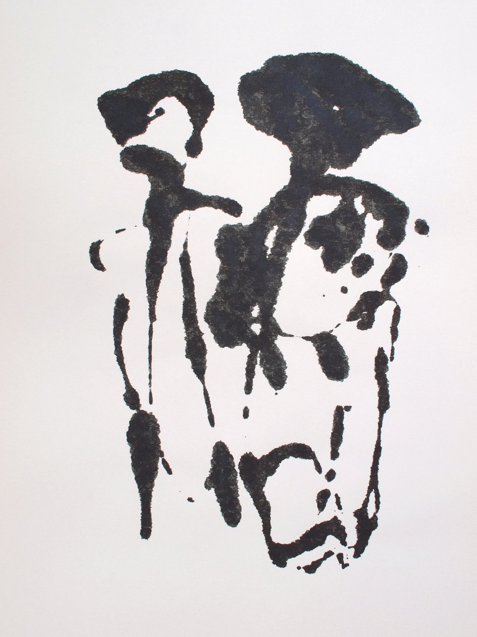 Uden titel, 2010 (monotypi) af Richard Green