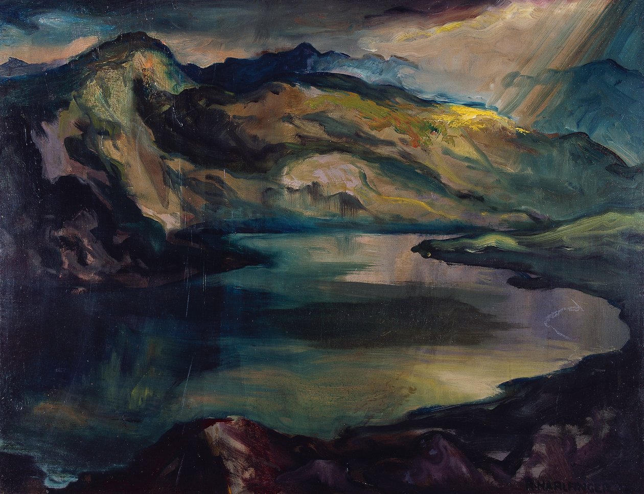 bjergsø af Richard Harlfinger
