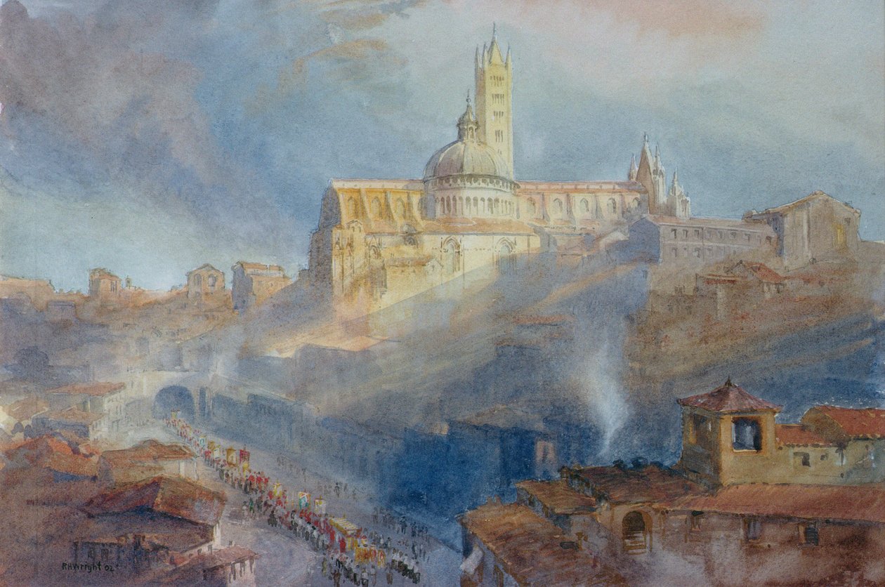 Katedralen, Siena, 1902 af Richard Henry Wright