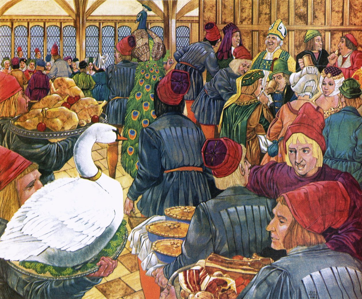 Fest for den nye ærkebiskop af York i 1467 af Richard Hook