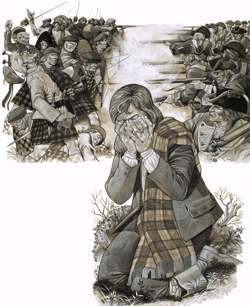 Slaget ved Culloden af Richard Hook