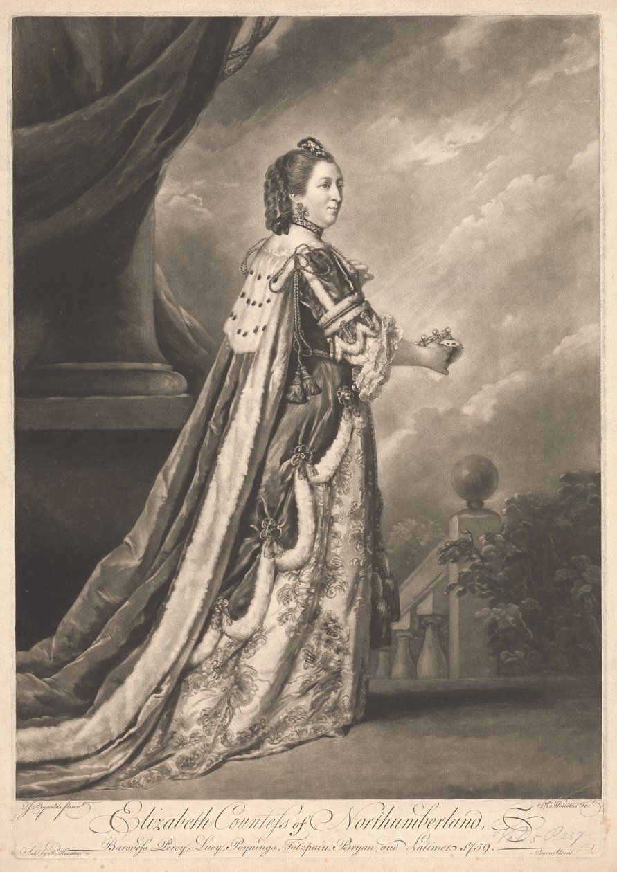 Elizabeth, grevinde af Northumberland af Richard Houston