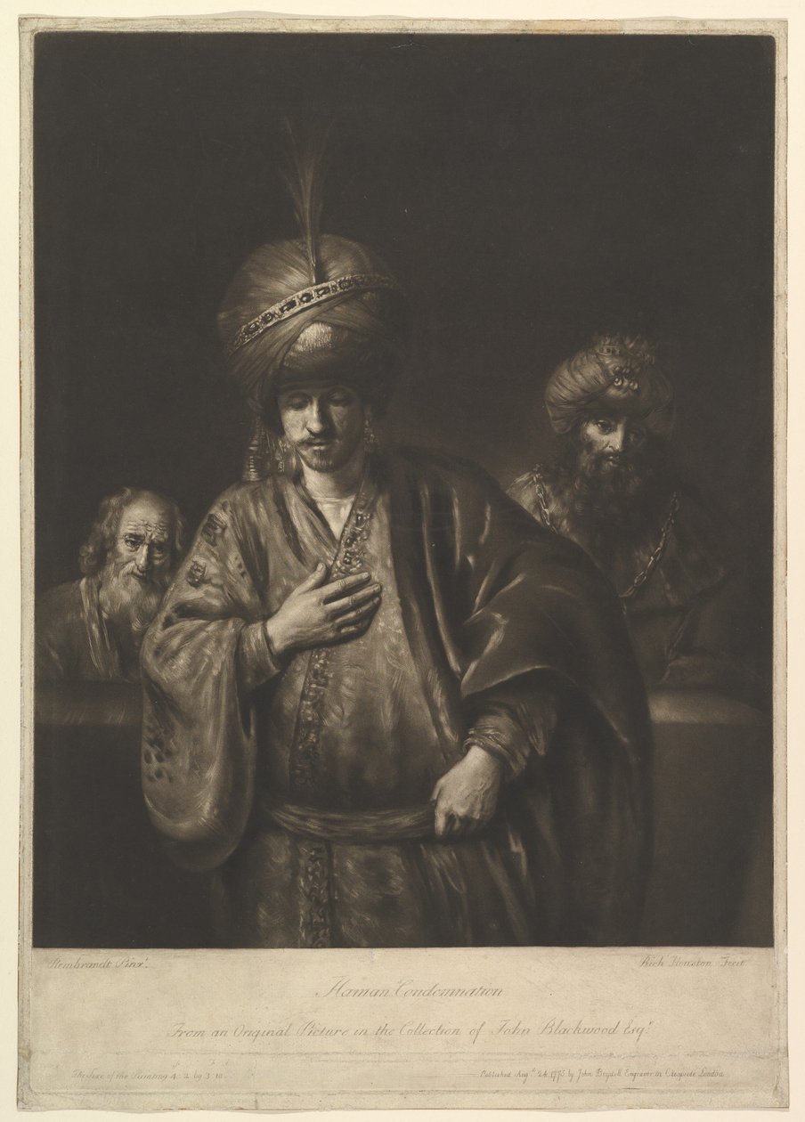 Hamans fordømmelse, 1740-75. af Richard Houston