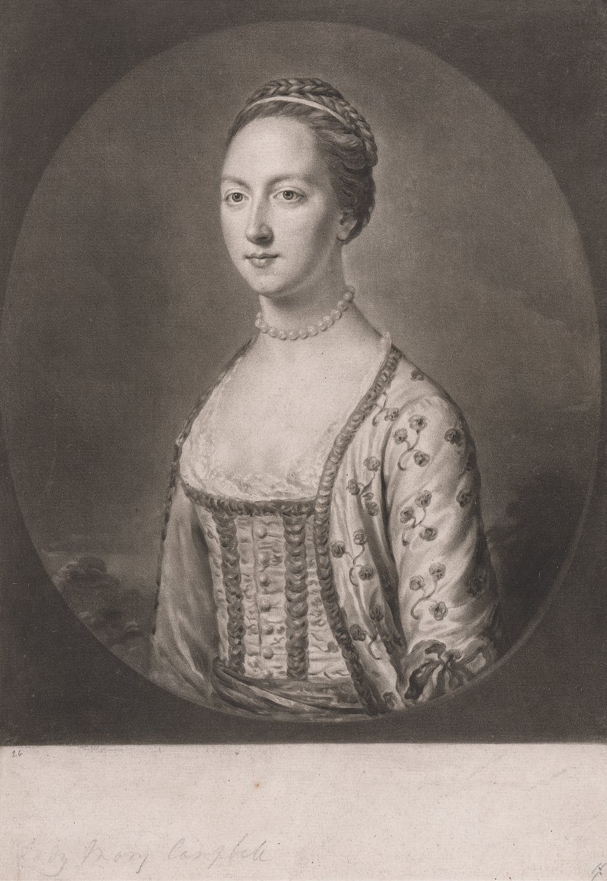 Lady Mary Campbell af Richard Houston