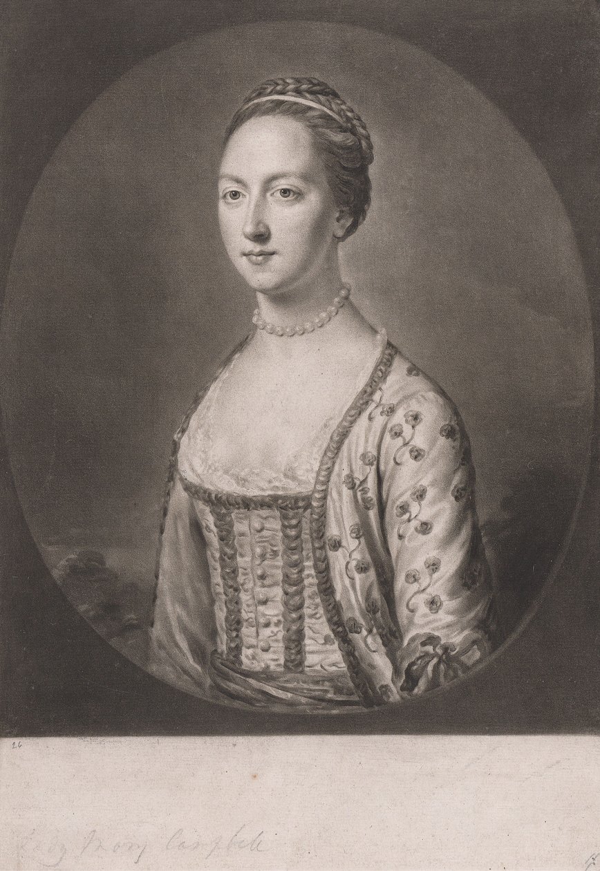Lady Mary Campbell af Richard Houston
