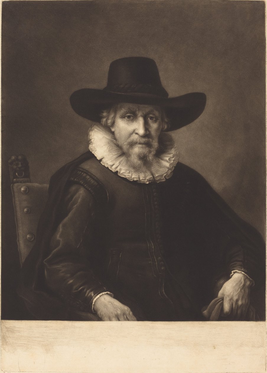 Borgmesteren af Richard Houston after Rembrandt van Rijn