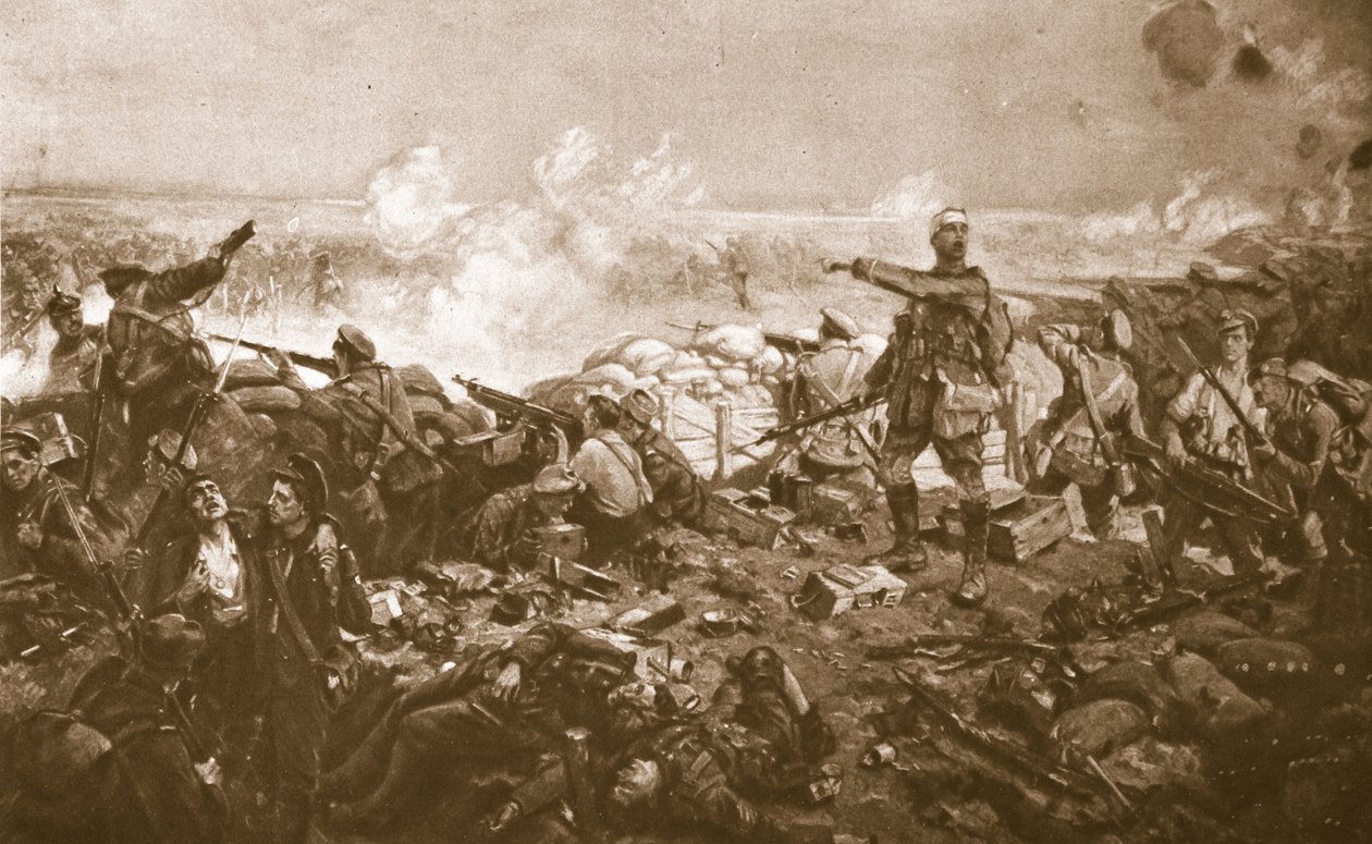 Det andet slag ved Ypres af Richard Jack