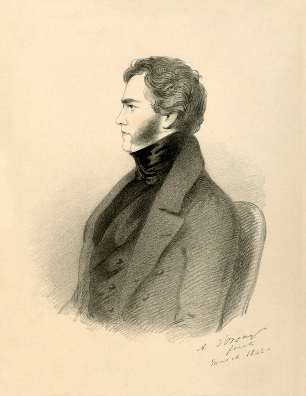 Admiral Rous, 1842. af Richard James Lane