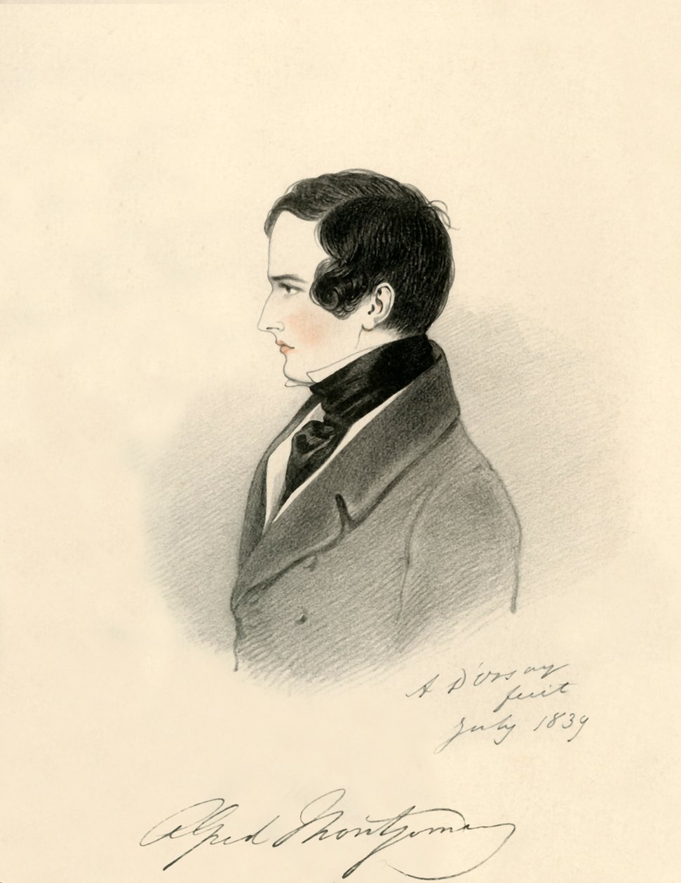 Alfred Montgomery, 1839. af Richard James Lane