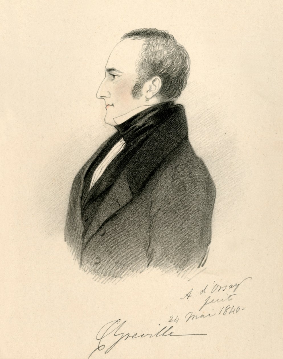Charles Greville, 1840. af Richard James Lane