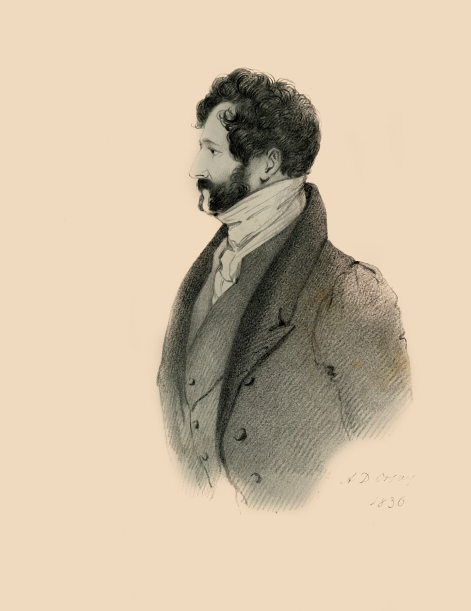 Lincoln Stanhope, 1836. af Richard James Lane