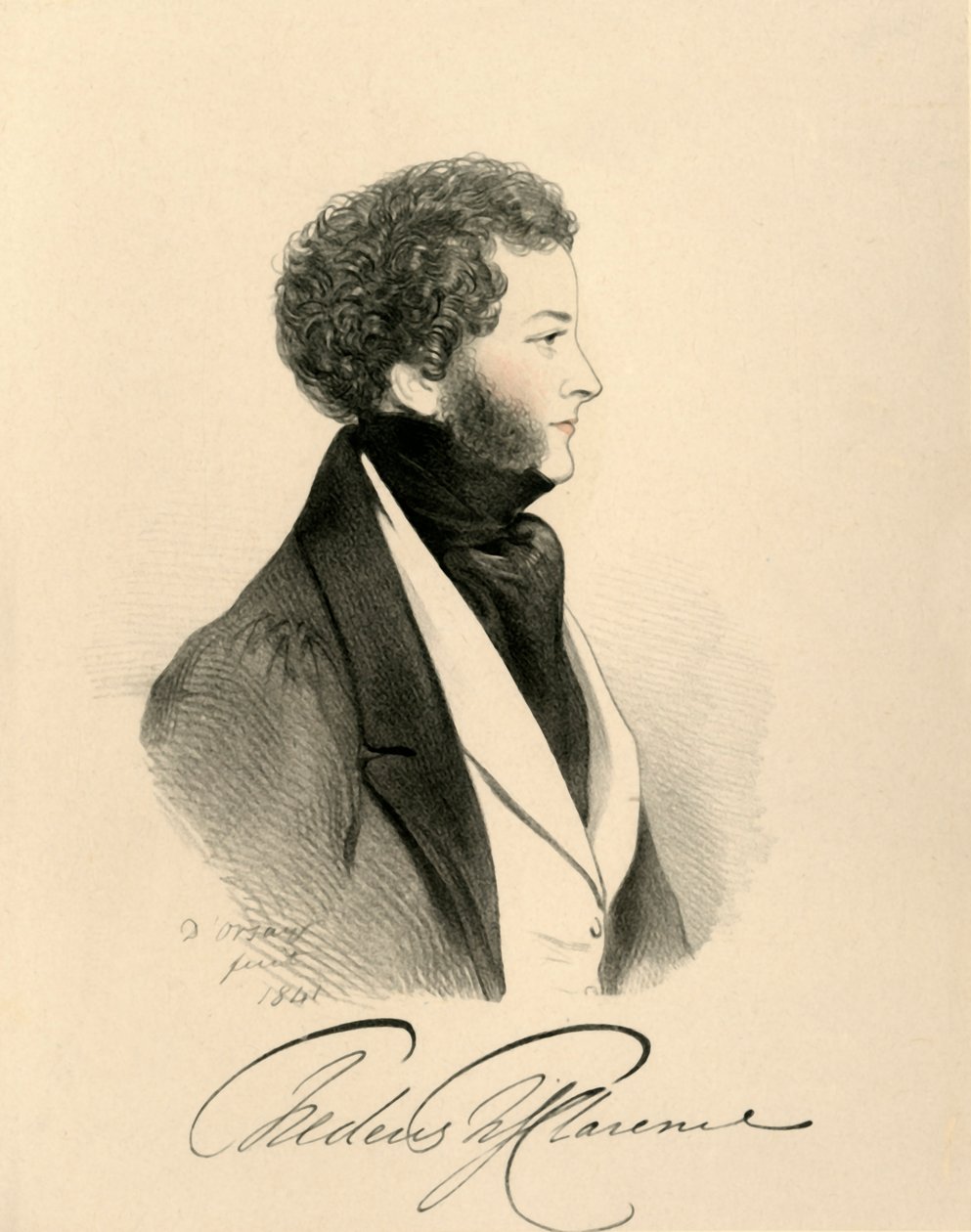 Lord Frederic FitzClarence, 1841. af Richard James Lane
