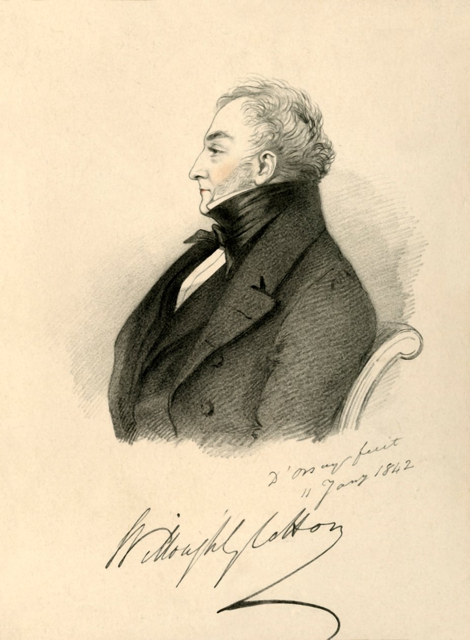 Sir Willoughby Cotton, 1842. af Richard James Lane