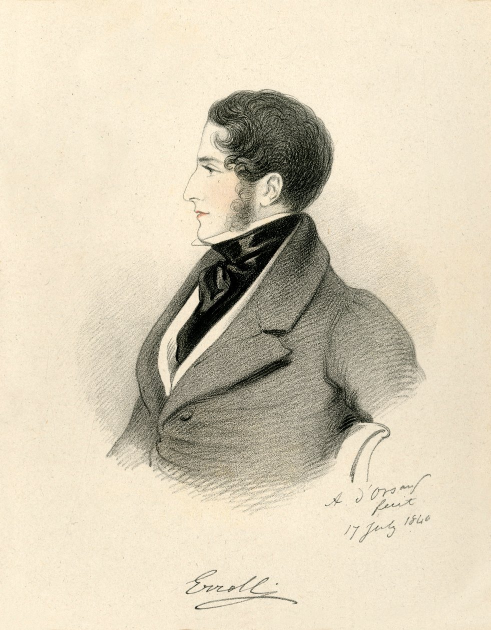 Jarlen af Erroll, 1840. af Richard James Lane