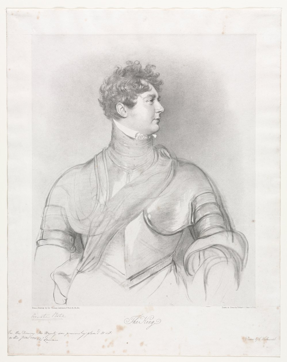 Kongen, George IV af Storbritannien af Richard James Lane