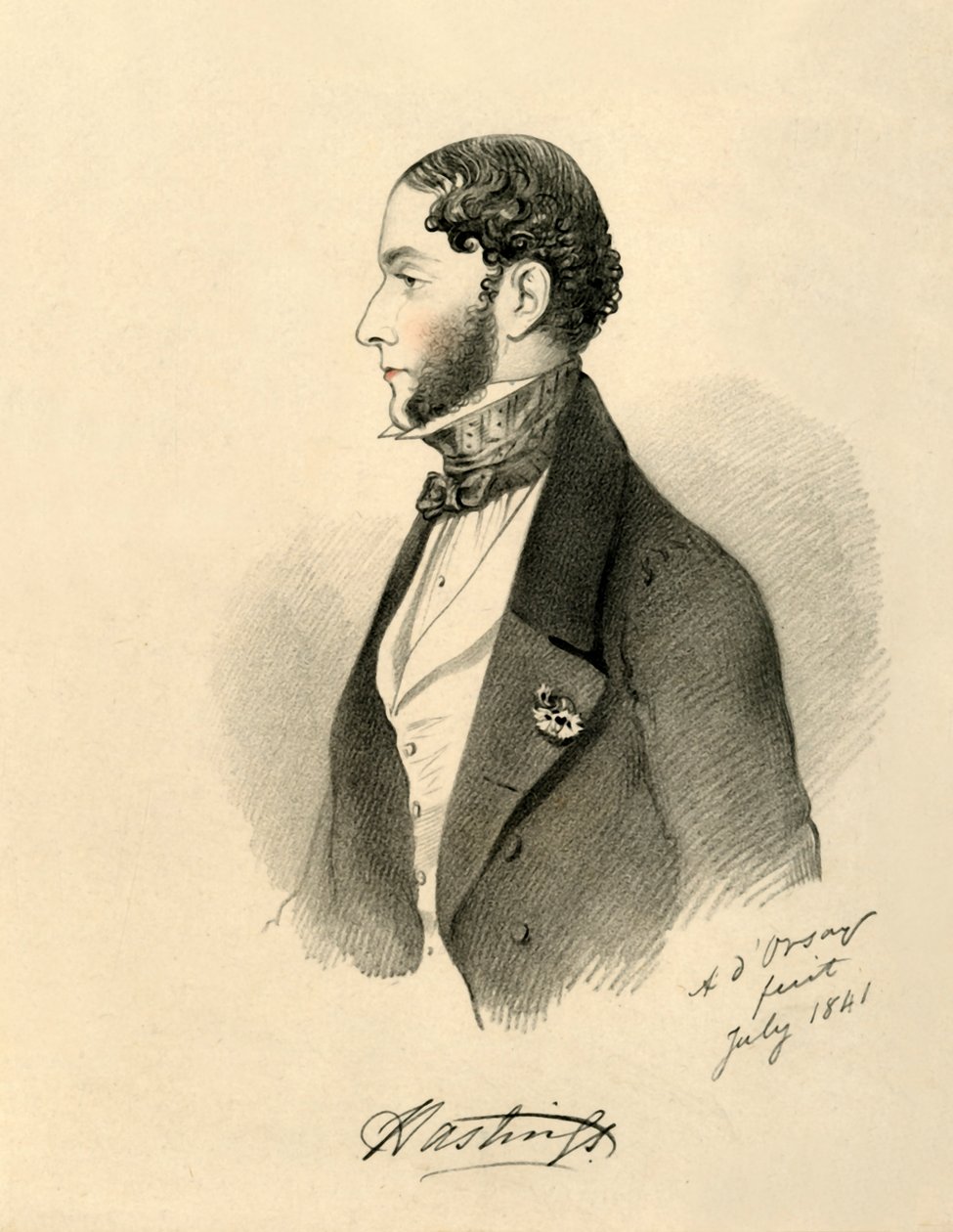 Markisen af Hastings, 1841. af Richard James Lane