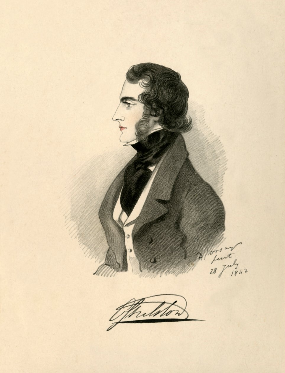 Viscount Ossulton, 1842. af Richard James Lane