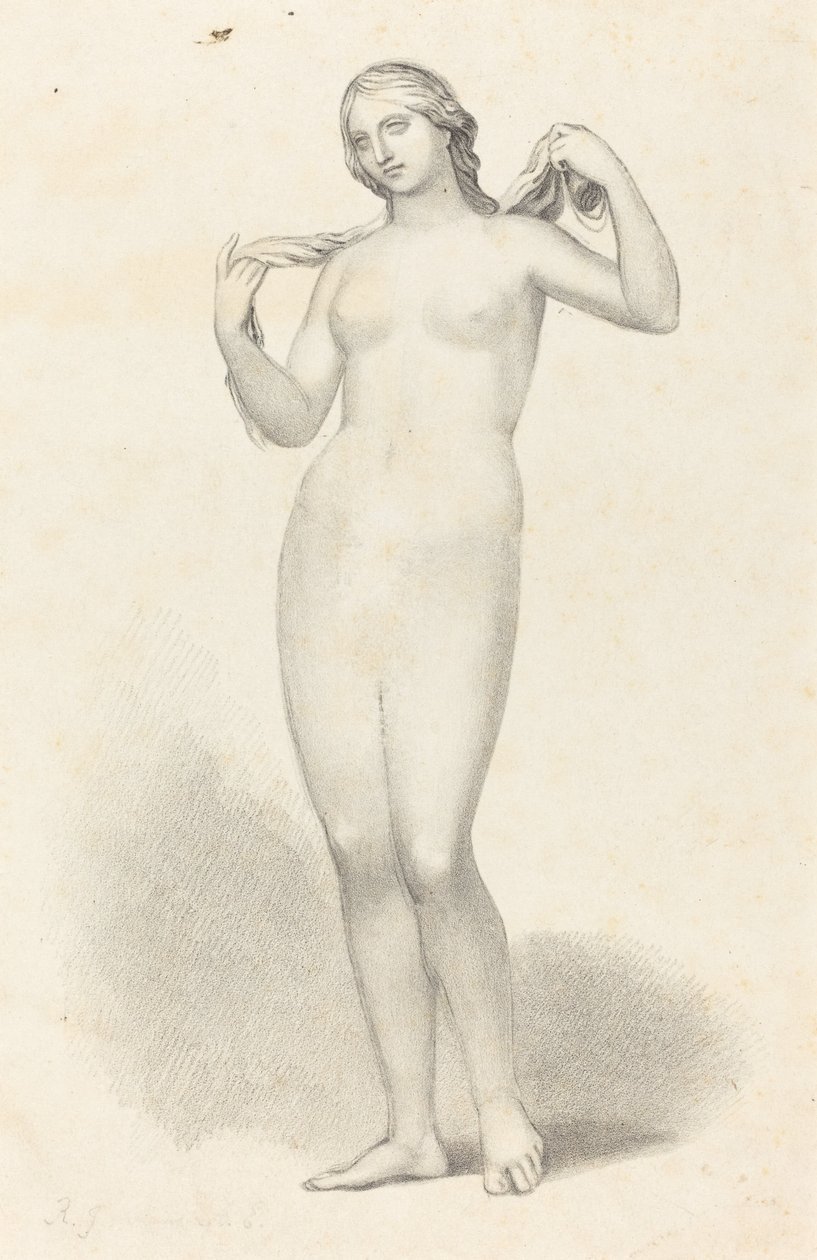 Venus Aphrodite, af Alcamanes af Richard James Lane after John Flaxman