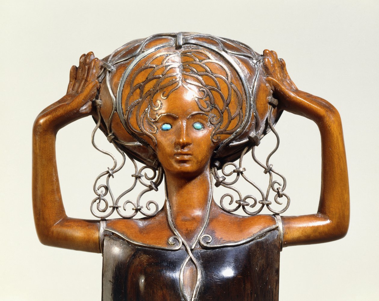 Buchsbaum Statuette (detail) dani af Richard Joseph Luksch
