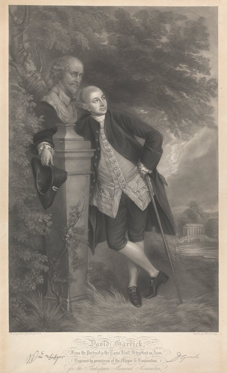 David Garrick af Richard Josey