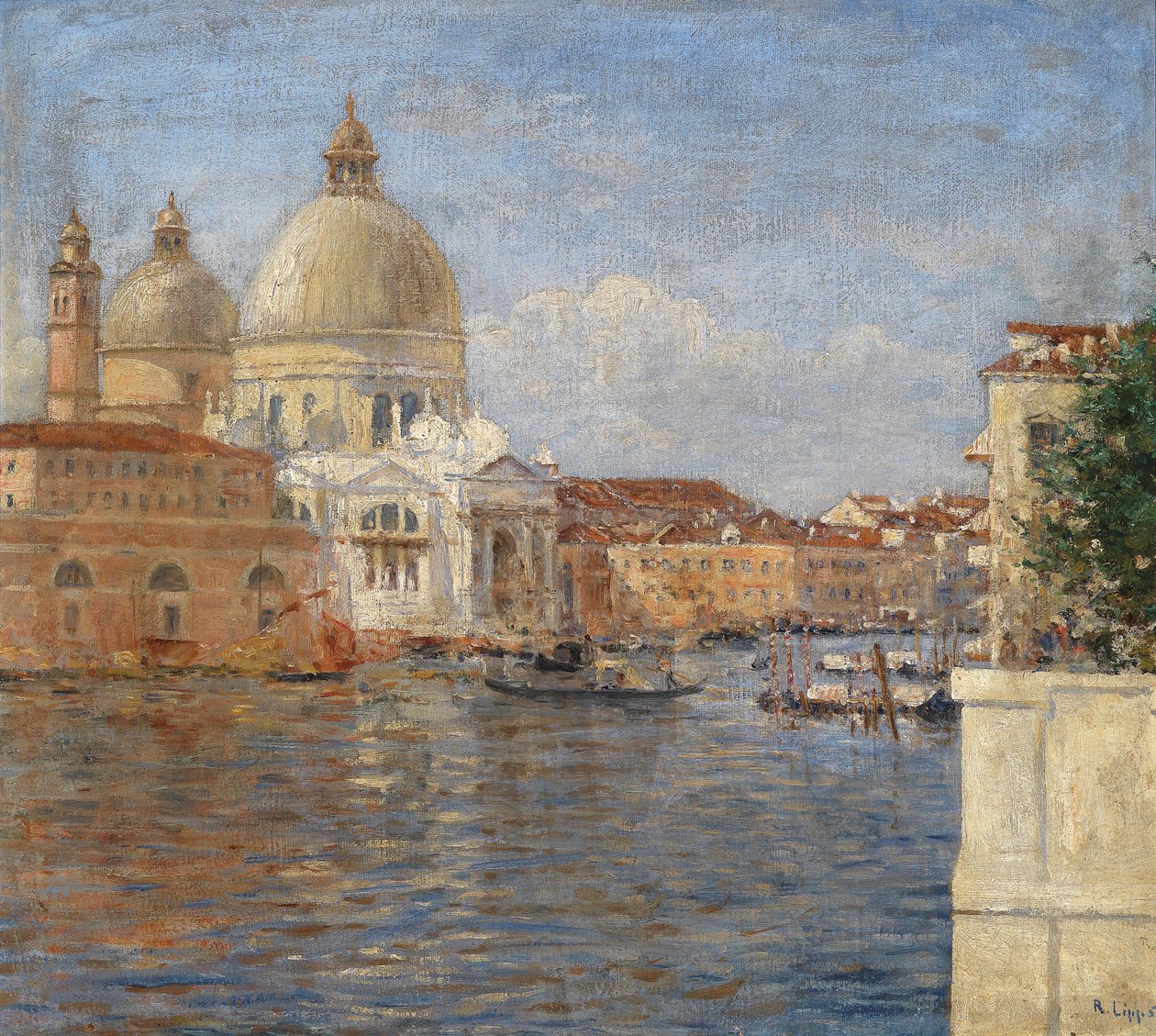 Venedig ved Canal Grande af Richard Lipps