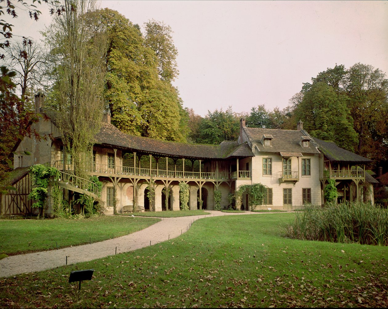 Hameau af Marie-Antoinette (1755-93), bygget i 1783-86 af Richard Mique