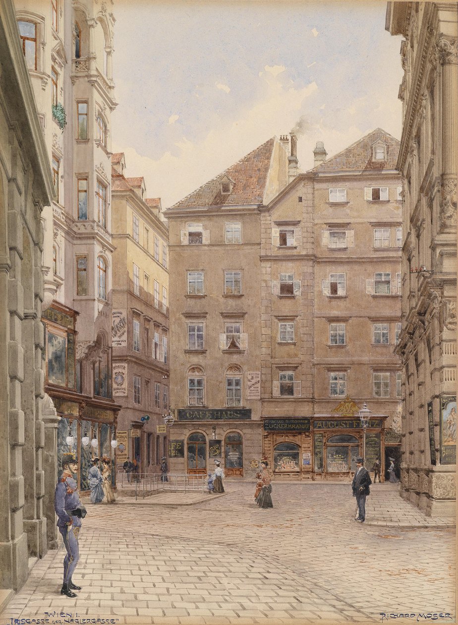 Wien Irisgasse versus Naglergasse af Richard Moser