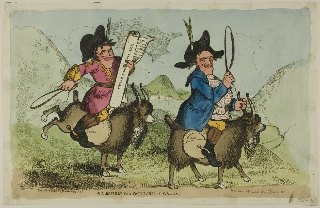 På en rejse til et frieri i Wales af Richard Newton